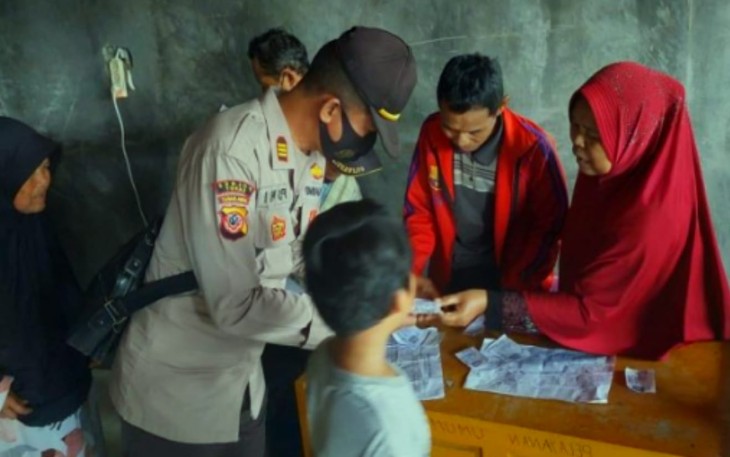 Monitoring Dan Cek Pengamanan "GEBYAR" Vaksinasi Di Ds.Mekartani