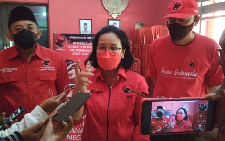 Agustina Wilujeng Pramestuti, Pengurus DPD PDI Perjuangan Jawa Tengah.