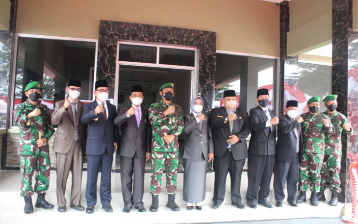 Bupati Bengkulu Tengah Hadir Dalam Peresmian Gedung Baru Makorem 041/Gamas