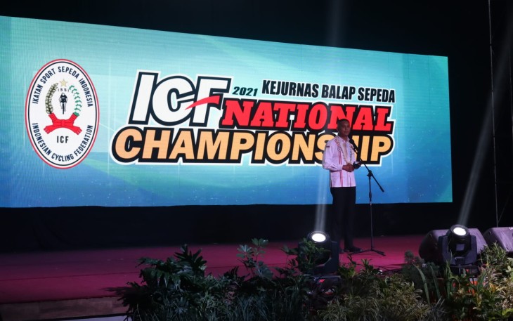 Kapolres Garut Hadiri Pembukaan Kejuaraan Balap Sepeda ICF National Championship 2021
