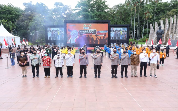 Komitmen Polri Junjung Tinggi HAM dan Nilai Demokrasi