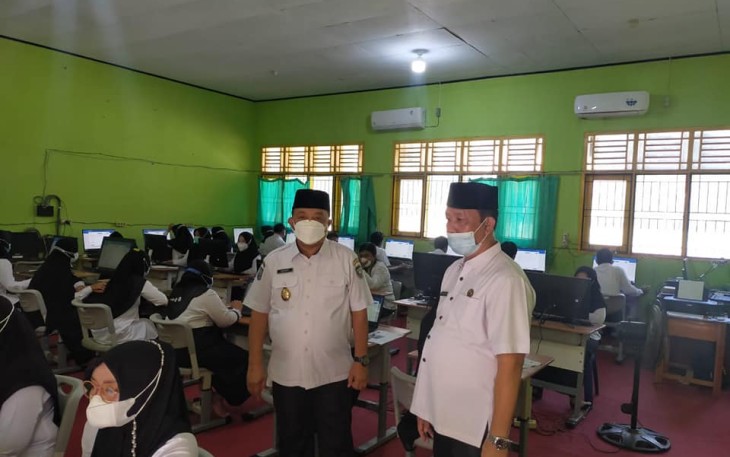 Wabup Laksanakan Pengawasan dan Monitoring Seleksi P3K Di SMAN 1 Seluma