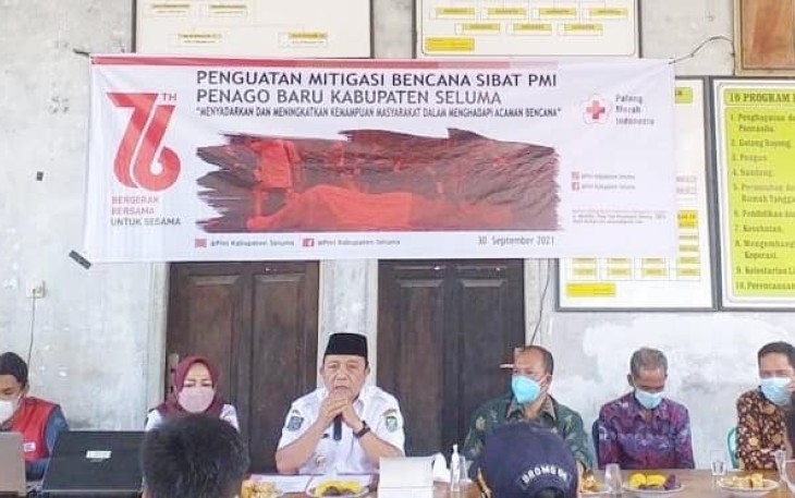 PMI Kabupaten Seluma Gelar Sosialisasi Penguatan Mitigasi Bencana