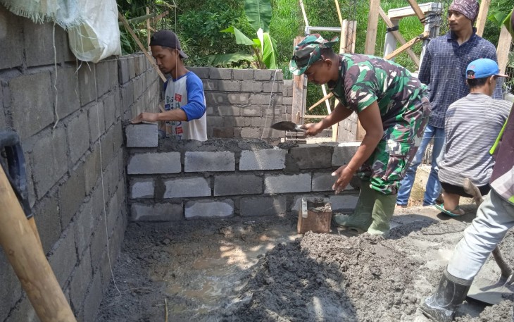 Lintas Sektor Program Terpadu TMMD 112 Kodim 0818