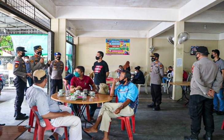 Kapolres Bintan Laksanakan Sosialisasi Surat Edaran Bupati Bintan Nomor : T/827/443/SATGAS/VII/2021