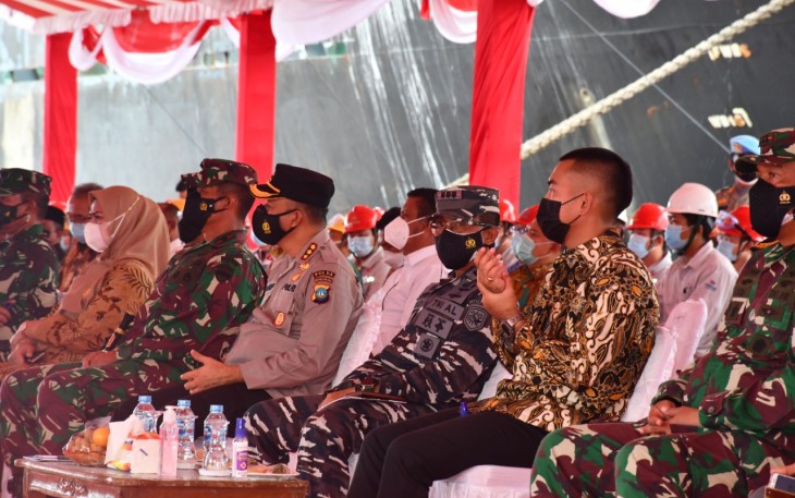 Wadanlantamal IV Saksikan Pelepasan Ekspor Perdana Vessel Muatan Alumina 