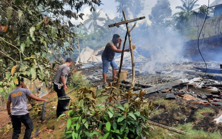 Korsleting Listrik, Rumah Warga Mukomuko Terbakar