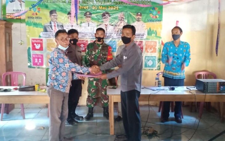 Pemdes Negri Campang Jaya Gelar Penetapan Hasil Pendataan SDGs Desa Tahun 2021