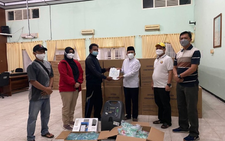 Oksigen Konsentrator dari Kemenkes RI Sangat Membantu untuk Penanganan COVID-19 di Bengkulu