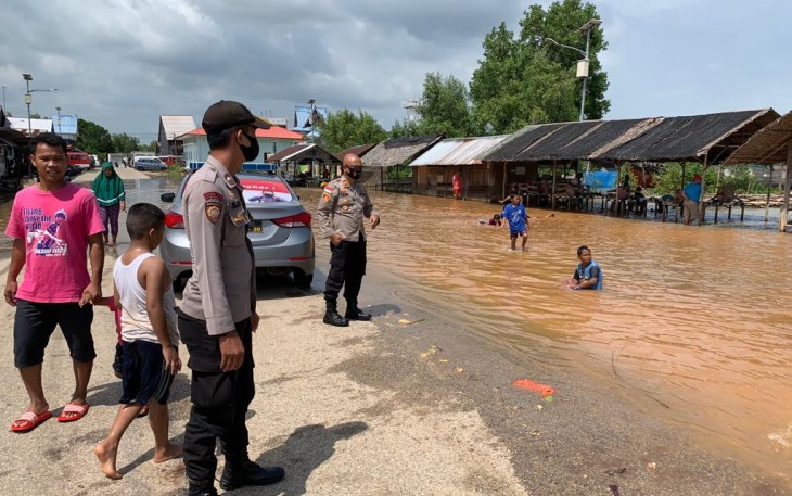 Polsek Kuba Beri Himbauan Kepada Masyarakat, Waspada Banjir