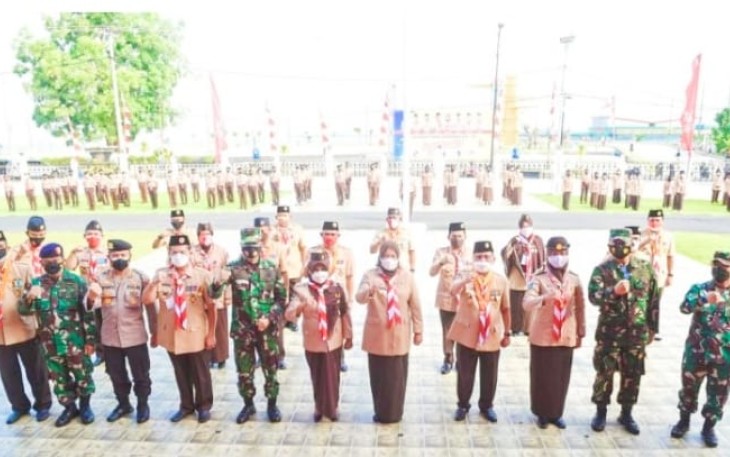 Wakil Gubernur Hj Marlin Agustina mengatakan setelah pandemi Covid-19, Kwartir Nasional Gerakan Pramuka telah membentuk satuan tugas untuk membantu menanggulangi Covid-19.