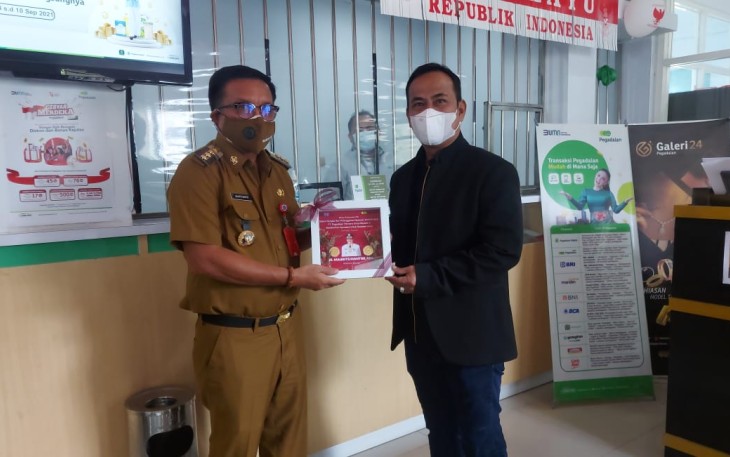 Walikota Bitung Dinobatkan Sebagai Duta Pegadaian 2021