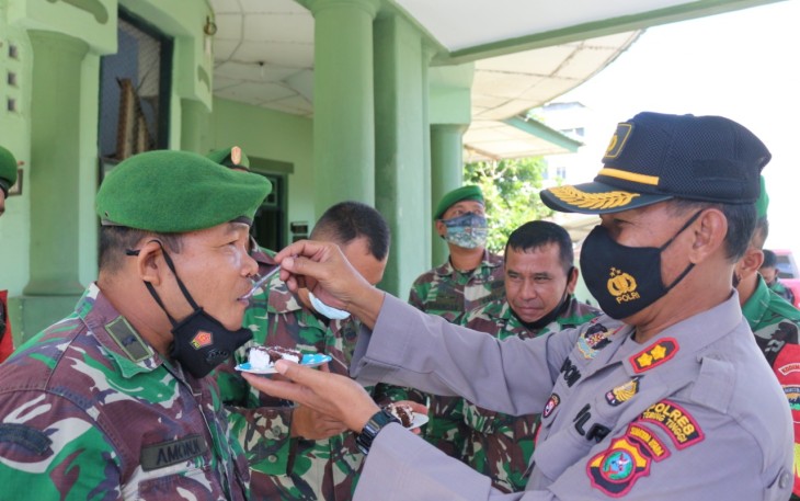 HUT Kodam I/BB di Kantor Koramil 13 Turut Dihadiri Kapolres Tebing Tinggi