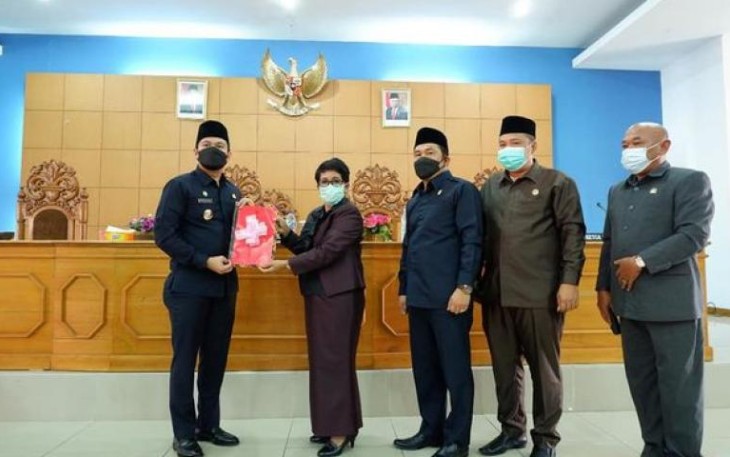 Paripurna DPRD Bengkulu Utara Penyampaian Rekomendasi LKPJ Bupati Tahun 2020