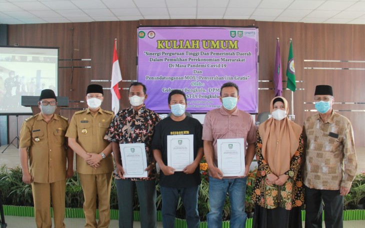 Dukung Pemulihan Ekonomi Daerah, Gubernur Rohidin Apresiasi STIA Bengkulu