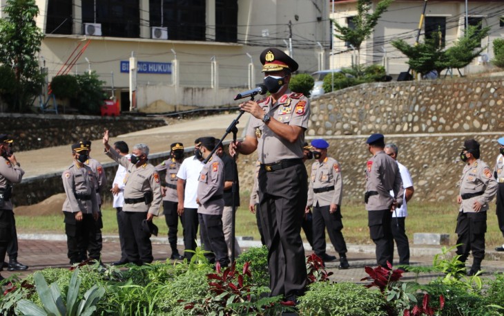 349 Personil Polda Bengkulu Naik Pangkat