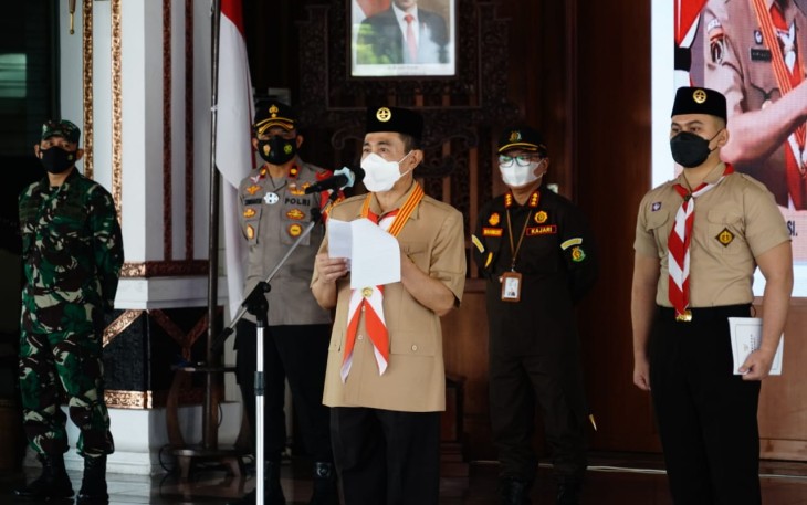 Bupati Apresiasi Bhakti Pramuka di Masa Pandemi
