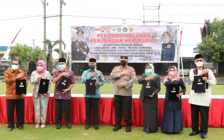 Polda Bengkulu Gelar MoU Dengan 7 Universitas