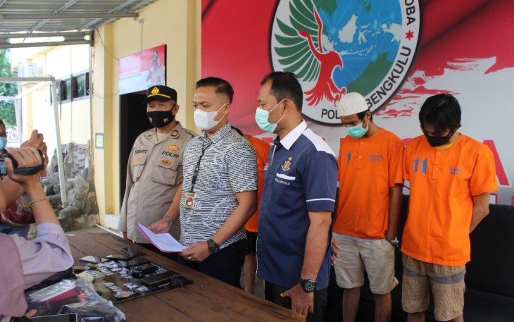 Sat Res Narkoba Polres Bengkulu Ungkap Kasus Penyalahgunaan Narkoba Jenis Sabu