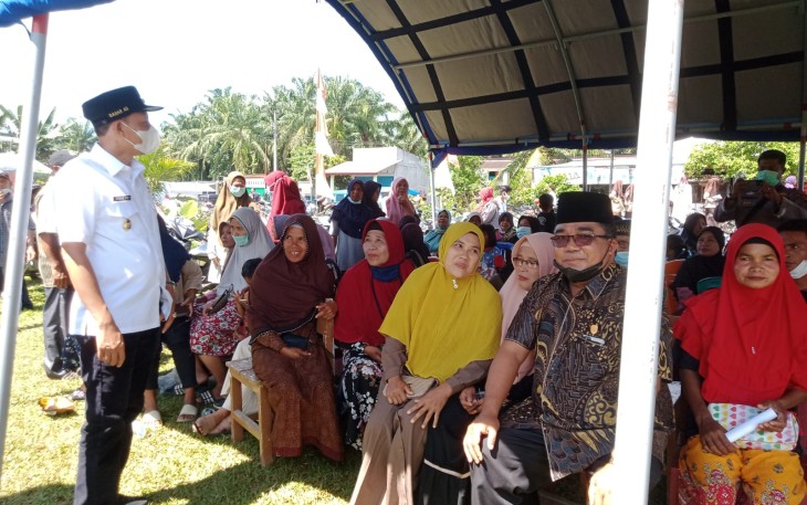 Wakil Bupati Pasaman, Sabar AS, SAg, M.Si,Hadiri Vaksinasi Massal Kecamatan Tigo Nagari 