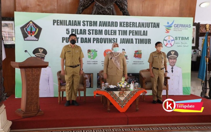 Acara Penilaian STBM Award 5 Pilar Tahun 2021 Kabupaten Blitar (foto : Pemkab Blitar kepada Klikwarta.com)