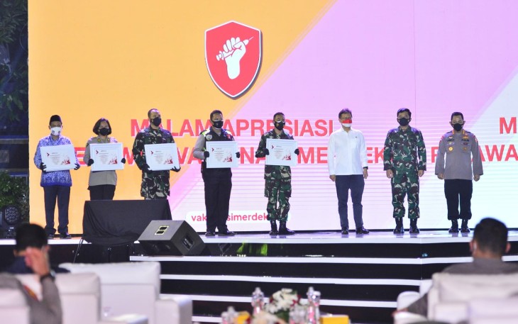 Malam Apresiasi Relawan Vaksinasi Merdeka