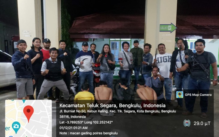  Polres Bengkulu Tangkap 4 Pelaku Begal