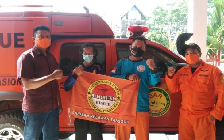 Tim Barreta Pati bersama Tim SAR Jepara 