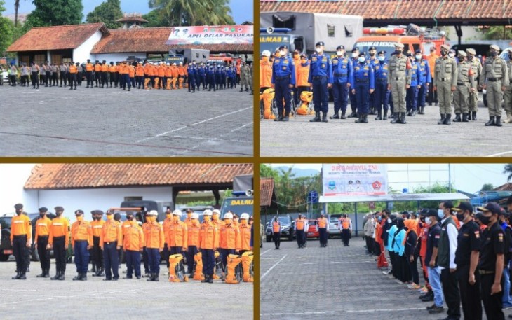 Pemkab Garut Gelar Apel Pasukan Siaga Bencana
