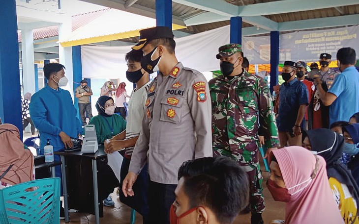 Polres Bintan Laksanakan Vaksinasi Massal