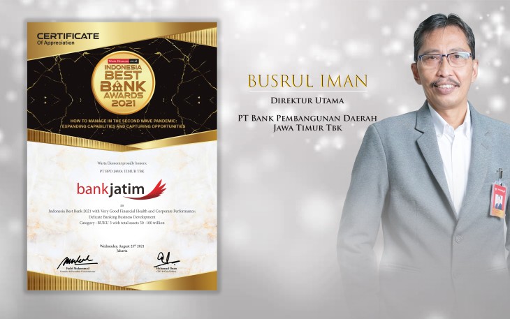 Bank Jatim Raih Penghargaan