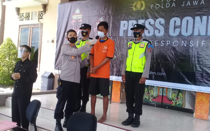 Residivis Kambuhan Spesialis Satroni Rumah Kosong Dibekuk Petugas  Polres Klaten