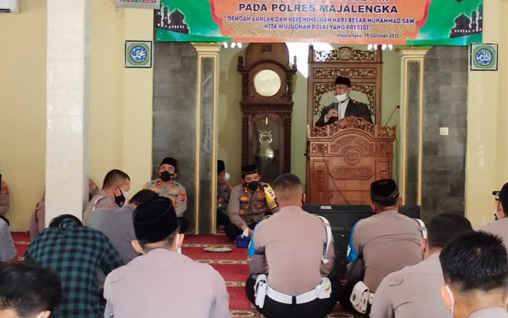 Polres Majalengka Gelar Memperingati Maulid Nabi Muhammad SAW Secara Virtual