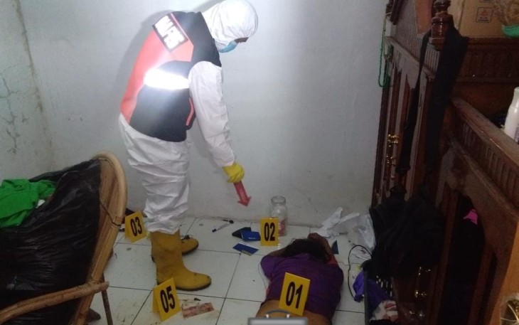 Inafis SatReskrim Polres Tasikmalaya Kota Datangi TKP Penemuan Mayat Perempuan yang Kagetkan Warga Cipari 
