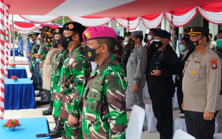 Wadanlantamal IV Hadiri Upacara Peresmian Denhanud 477 Paskhas Natuna