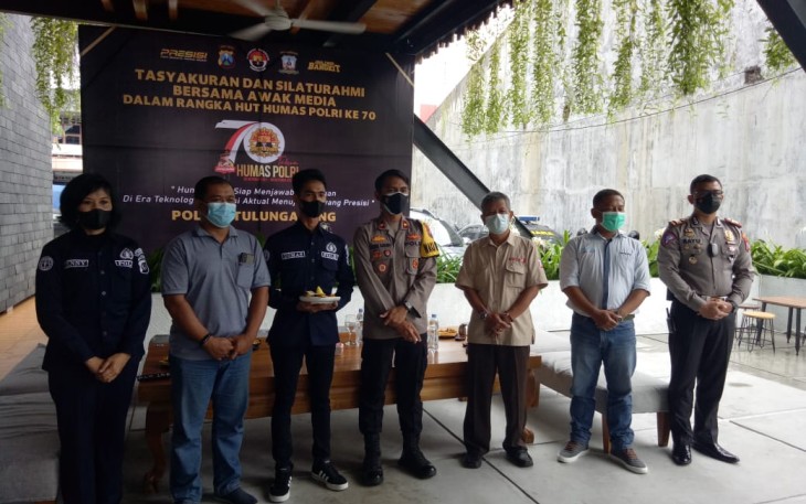 HUT Humas Polri ke-70, Kapolres Tulungagung Gelar Tasyakuran dan Silaturahmi dengan Wartawan se-Kabupaten Tulungagung 