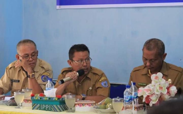 Pembinaan dan Penilaian Kecamatan Terbaik Tingkat Kabupaten Labuhanbatu Tahun 2022 di Kantor Camat Bilah Hilir, Senin (25/07/2022).