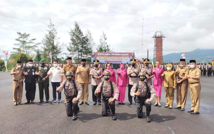 Wagub Rosjonsyah saat Hadiri Pembukaan Pendidikan Pembentukan Bintara Polri Gelombang II tahun 2022