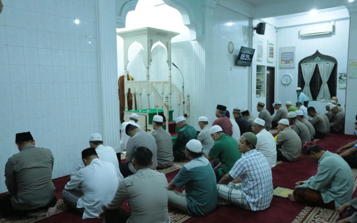 Safari Subuh berjamaah Wakapolda Sumut di Masjid Al Ikhlas
