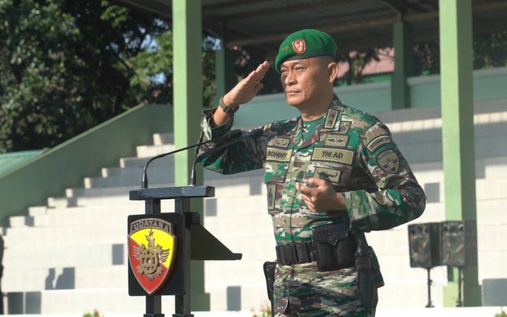 Pangdam IX/Udayana saat Pimpin Upacara Hari Juang TNI AD 