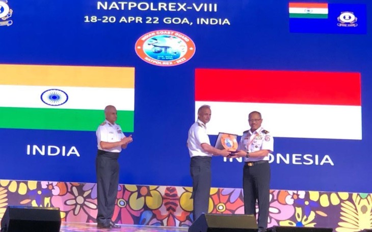 Bakamla RI ikuti pelatihan Natpolrex yang diselenggarakan oleh India Coast Guard (ICG), Jumat (22/4/2022).