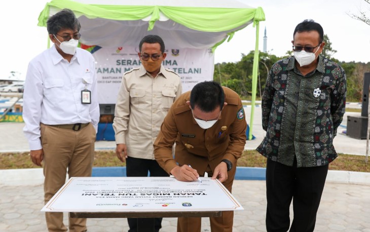 Gubernur Provinsi Kepulauan Riau Resmikan Taman Migas Tun Telani Dompak