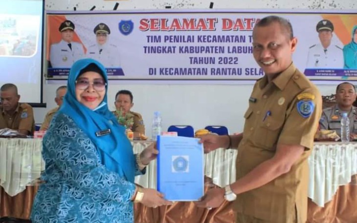 Kecamatan Rantau Selatan saat Dikunjungi Tim Pembinaan dan Penilaian Kecamatan Terbaik