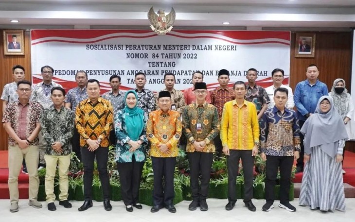 Sosialiasi Peraturan Menteri Dalam Negeri Republik Indonesia Nomor 84 Tahun 2022 di Hotel Grage. Rabu, 2 November 2022. Foto/Dok