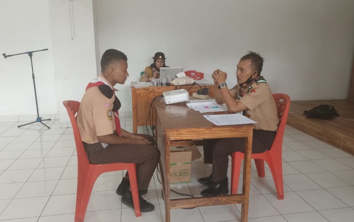 Kodim 0505/Jakarta Timur saat Terima Calon Saka Wira Kartika Angkatan ke-12 TA 2022