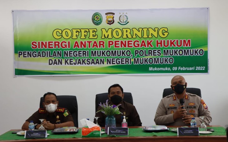 PN, Polres dan Kejari Mukomuko Bersinergi