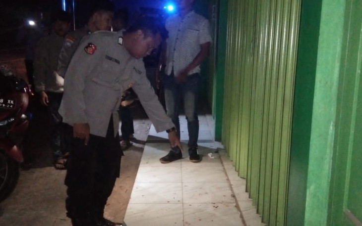 Polisi saat Olah TKP 