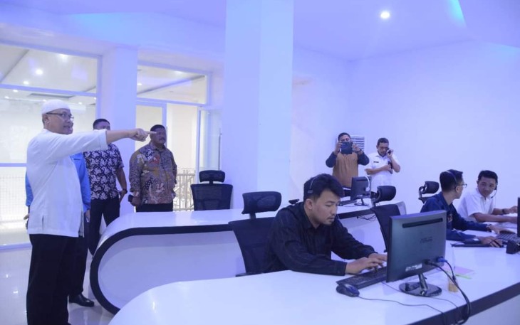 Komisi I DPRD Pasbar saat Studi Komperatif ke Diskominfo Padang Panjang 