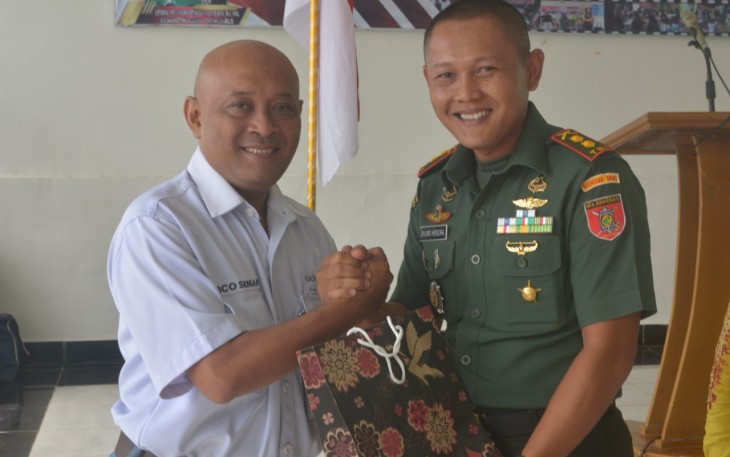 Dandim 1001/HSU-BLG saat Komsos dengan Komponen Masyarakat