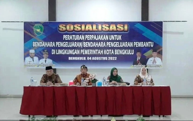 BPKAD saat sosialisasi perpajakan